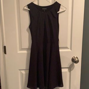 Express dark purple dress